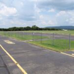 Looking North - Runway and pilot stations.